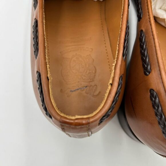 Men’s Brunomagli leather loafers size 8, made in Italy - Picture 7 of 11